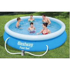 Bazén Bestway 57274, nafukovací, filter, pumpa, 3,66x0,76 m